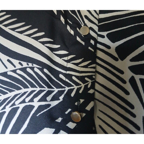 Boho Maxi Dress Love By Design Black/Cream Floral Size Large - Picture 9 of 9